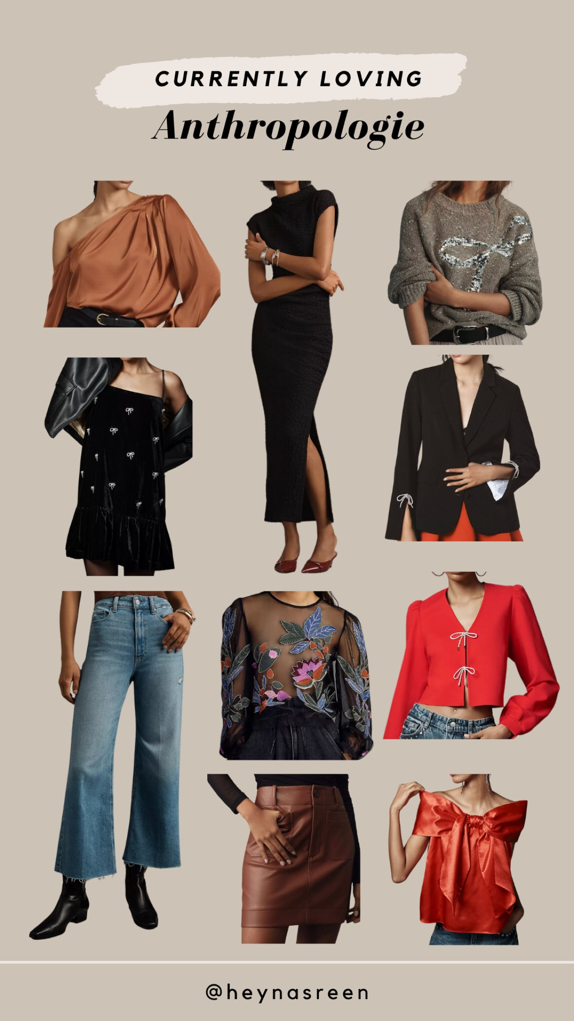 Currently loving at Anthropologie! Perfect for holiday dressing.

#LTKSeasonal #LTKStyleTip #LTKHoliday