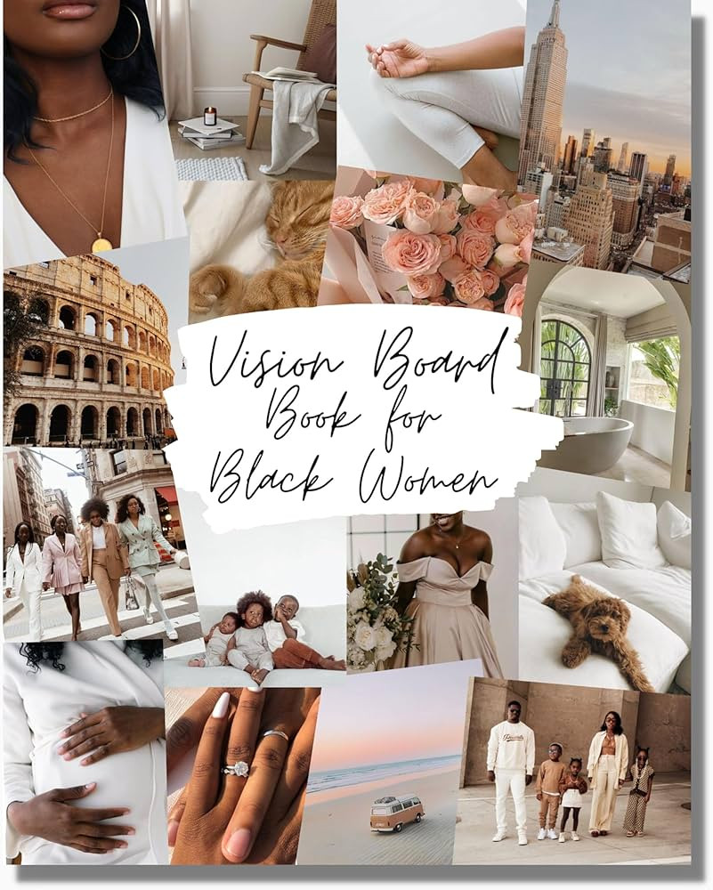 Lamare Vision Board Book for Black Women - 800+ Vision Board Supplies: Vision Board Pictures & Qu... | Amazon (US)