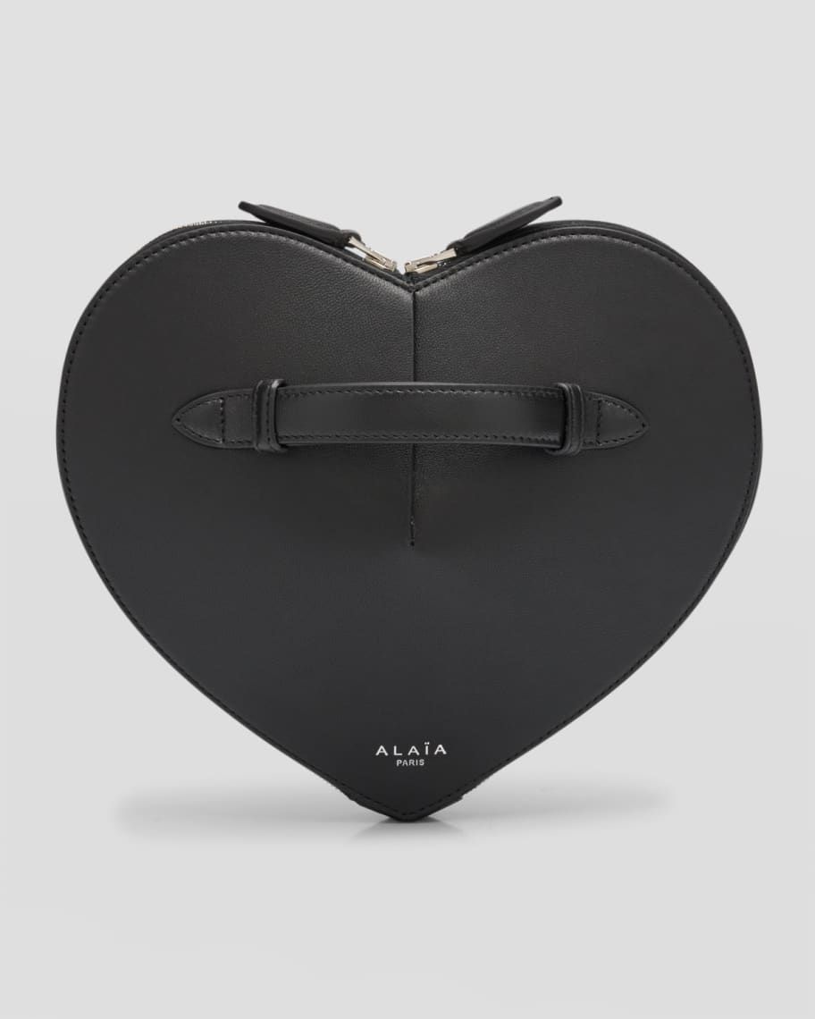ALAIA Le Coeur Leather Clutch Bag | Neiman Marcus