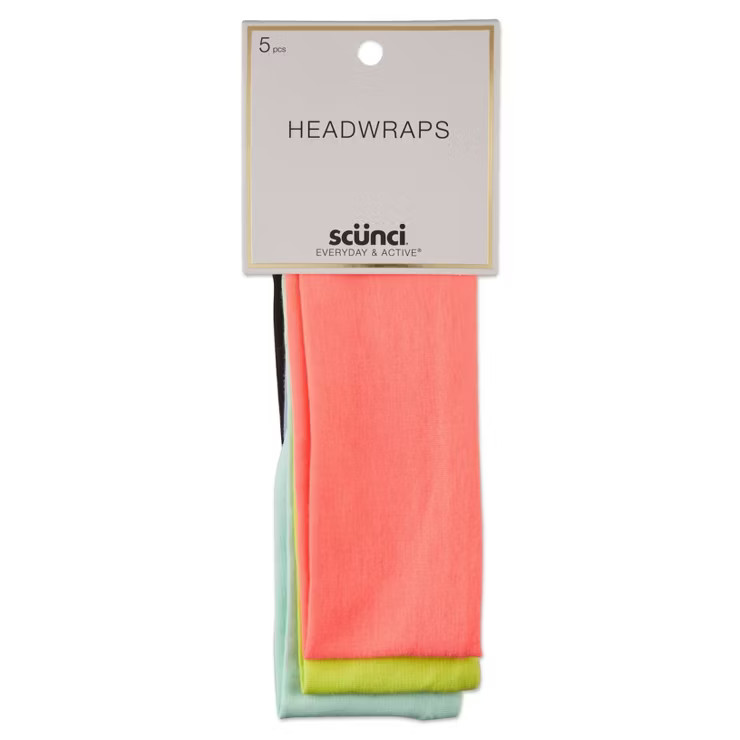 scunci  Interlock Headwraps - 2.5" - 5pk | Target