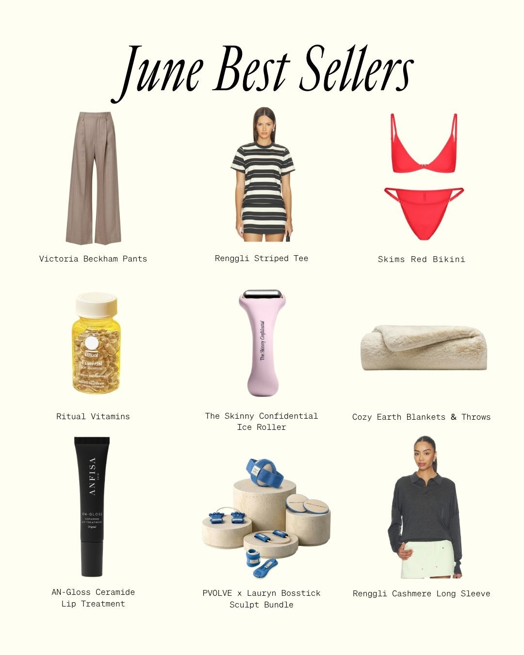 June Best Sellers 

 