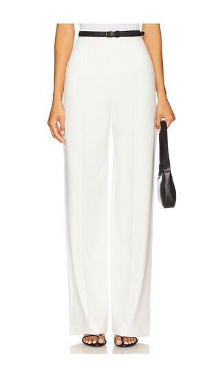 Ripley Rader Ponte Knit Straight Leg Pant in Ivory. - size M | Revolve Clothing (Global)