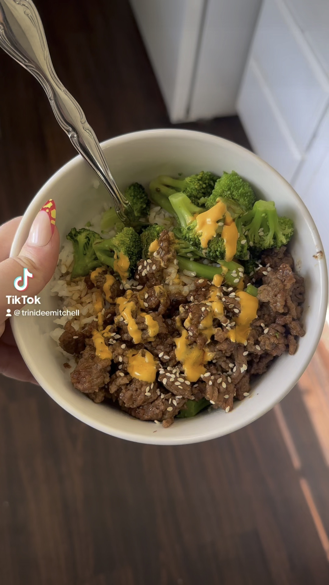 Yummy easy quick dinner
Beef Bulgogi bowl
1 lbs ground beef
Bulgogi sauce
1 cup of rice
1 bag of frozen broccoli 
Sriracha Mayo 
Easy!

#LTKunder50 #LTKhome #LTKunder100