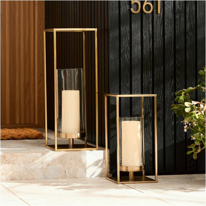 Nella Outdoor Lanterns | West Elm (US)
