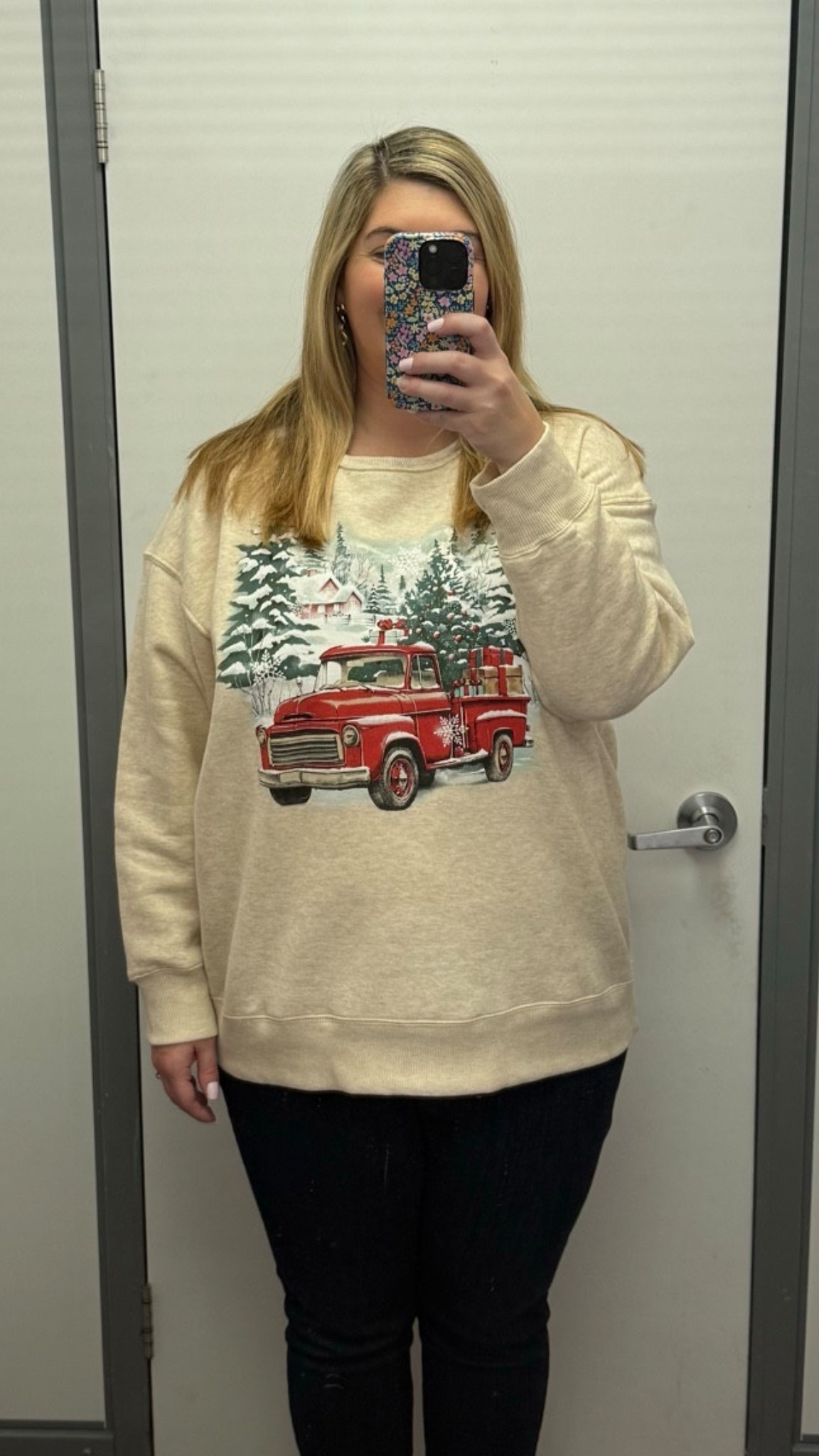 Cream Red Truck long sleeve sweatshirt 

Holiday Spirit Christmas Graphic Sweatshirt (XXS–XXL)

This Christmas sweatshirt is perfect if you want a festive look that’s different from red and green. It’s great for casual holiday outfits, work-appropriate Christmas style, and cozy winter days with a pop of color.

#LTKMidsize #LTKPlusSize #LTKHoliday