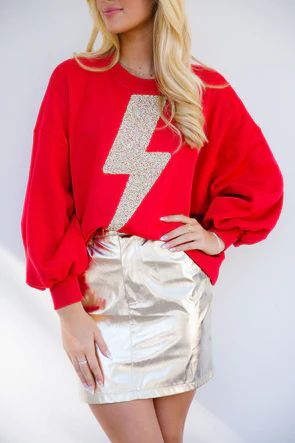 STRIKING RED PULLOVER | Judith March