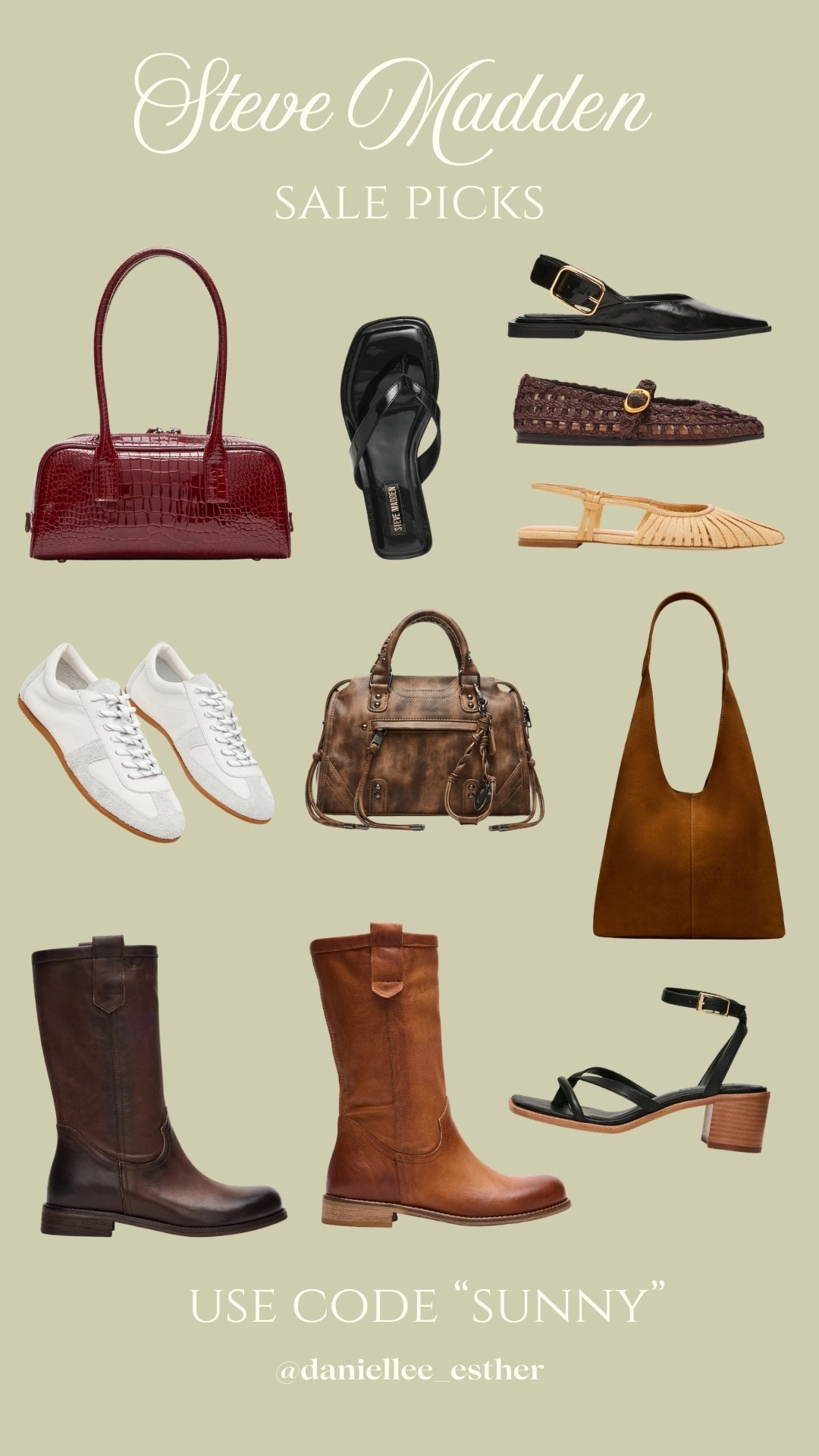 My picks from the Steve Madden sale! Use code “SUNNY” for $$ off! 

 #LTKSaleAlert