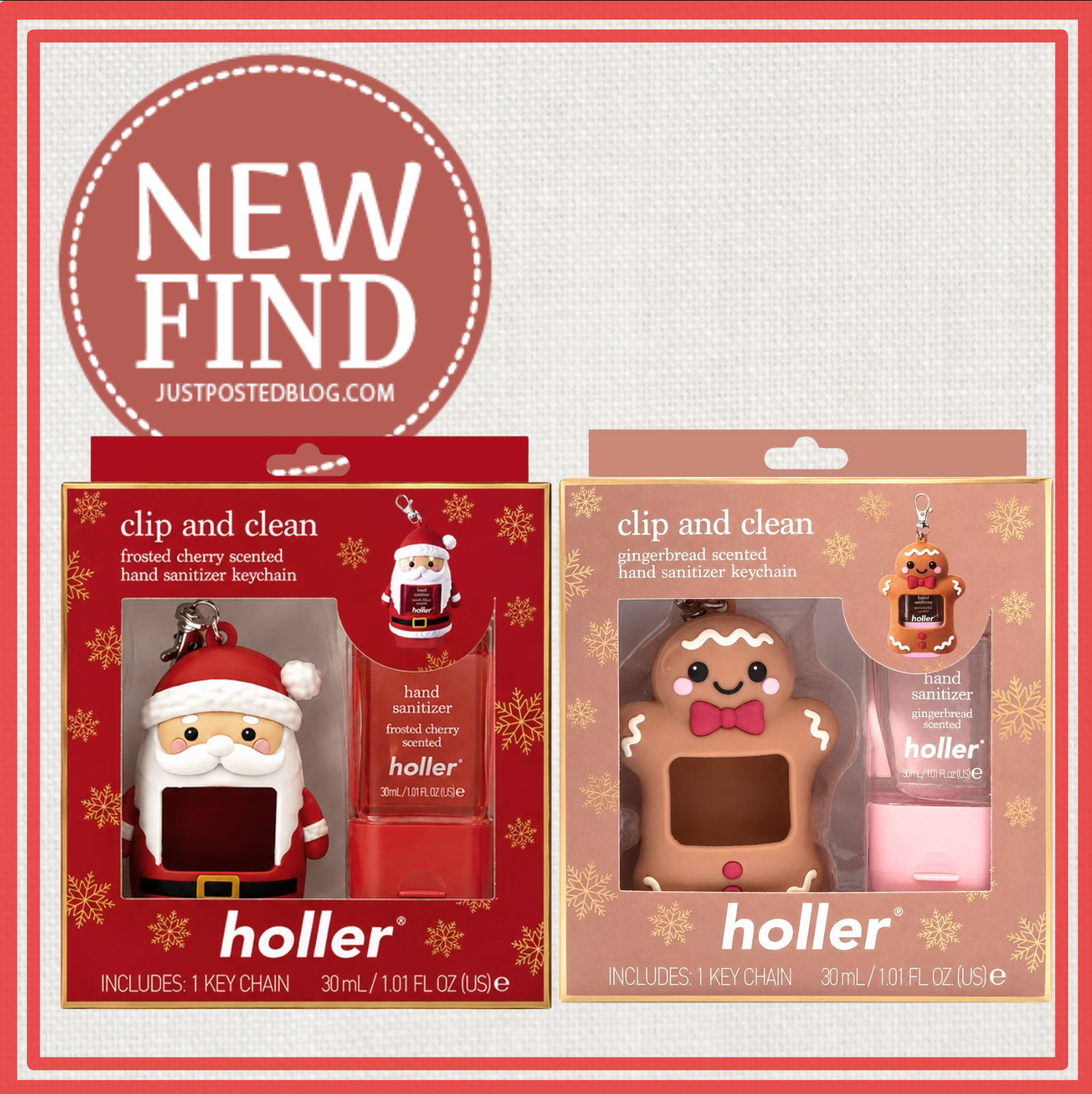How cute are these!?! They are hand sanitizer with adorable cases!! 

 