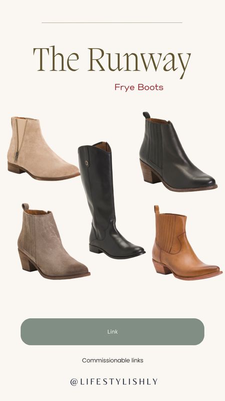 The runway TJMAXX boots and shoes 

#LTKstyletip