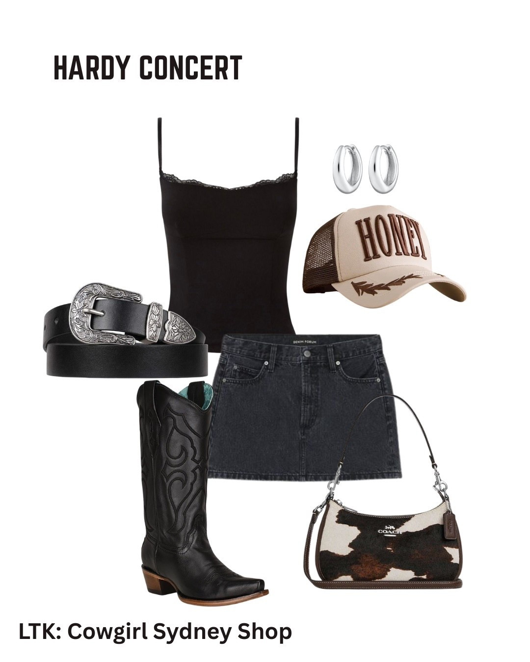Hardy Concert Outfit 🖤✨🤠

#LTKsummer #LTKstyletip #LTKbeauty