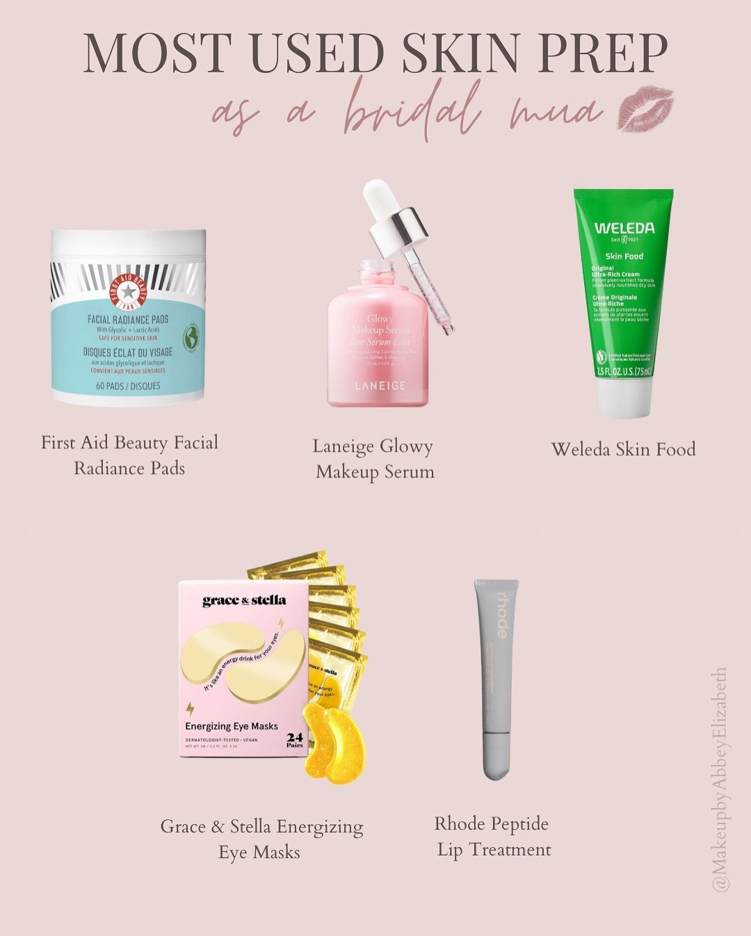 Most used skin prep as a bridal makeup artist! 💍

#LTKBeauty #LTKWedding