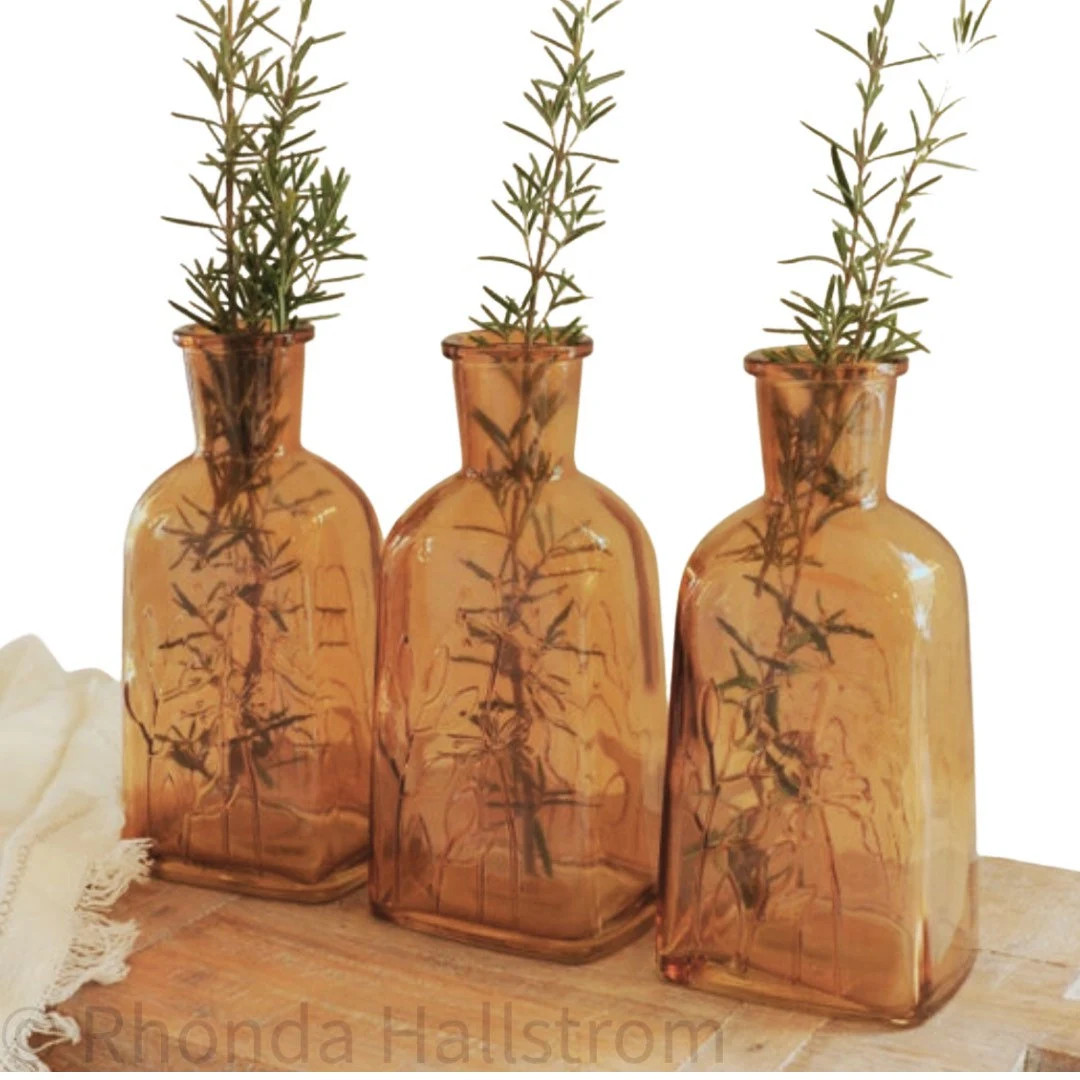 Amber JarApothecary JarFlower VaseAmber GlassAmber Vase | Etsy | Etsy (US)