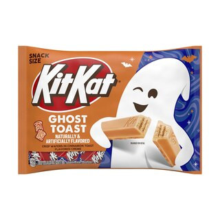 Kit Kat Ghost Toast Cinnamon Toast Flavored Creme Wafer Snack Size, Halloween Candy, 9.8 OZ | CVS Health