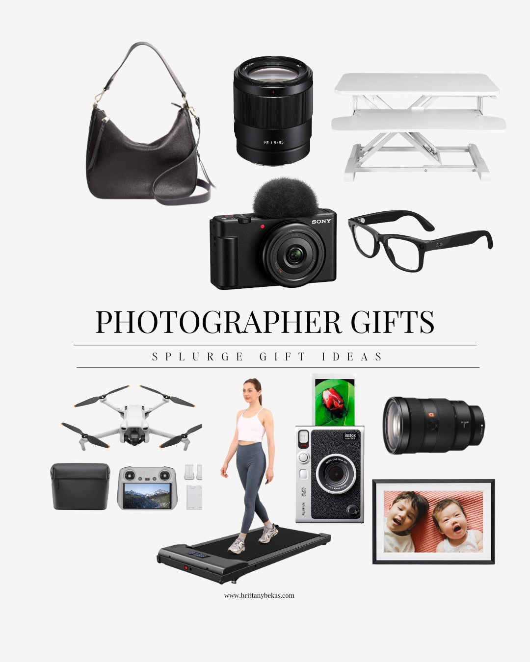 Shopping for a photographer you really want to spoil? These are my favorite splurge-worthy photography gifts — the DJI Mini 3 drone, Sony ZV-1F camera, Aura frame, luxe camera bags, and the Sony 24-70mm lens (a serious dream lens). These gifts will get used for YEARS.

splurge gifts for photographers, best camera gear gifts, photography holiday gift guide, photographer gift ideas, pro photography tools, content creator, teenager gift ideas 

 

#LTKCyberWeek #LTKGiftGuide
