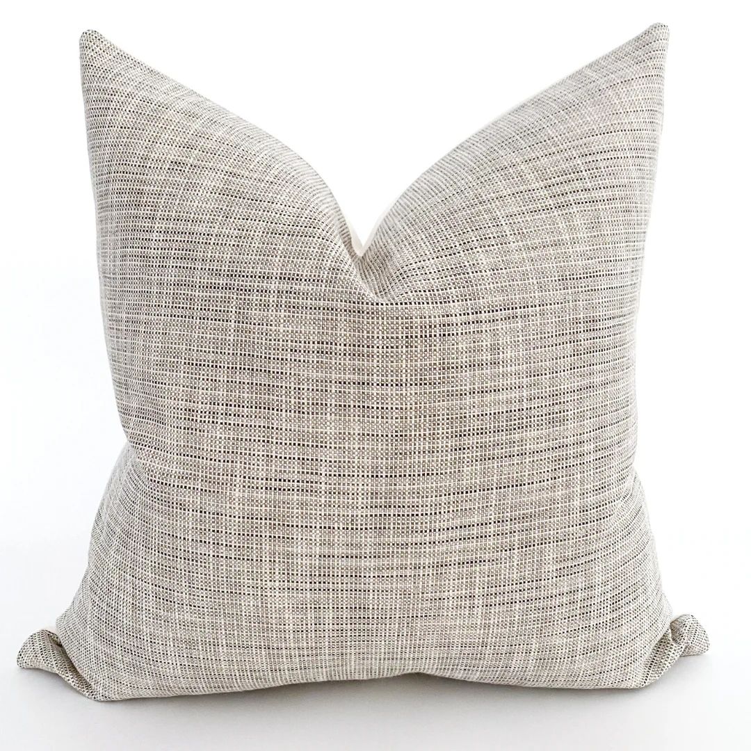 Weaving Gray Pillow Cover | Hackner Home (US)