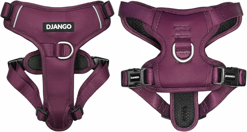 DJANGO Tahoe No Pull Dog Harness – Comfortable, Durable, and Padded Harness with Front and Back... | Amazon (US)