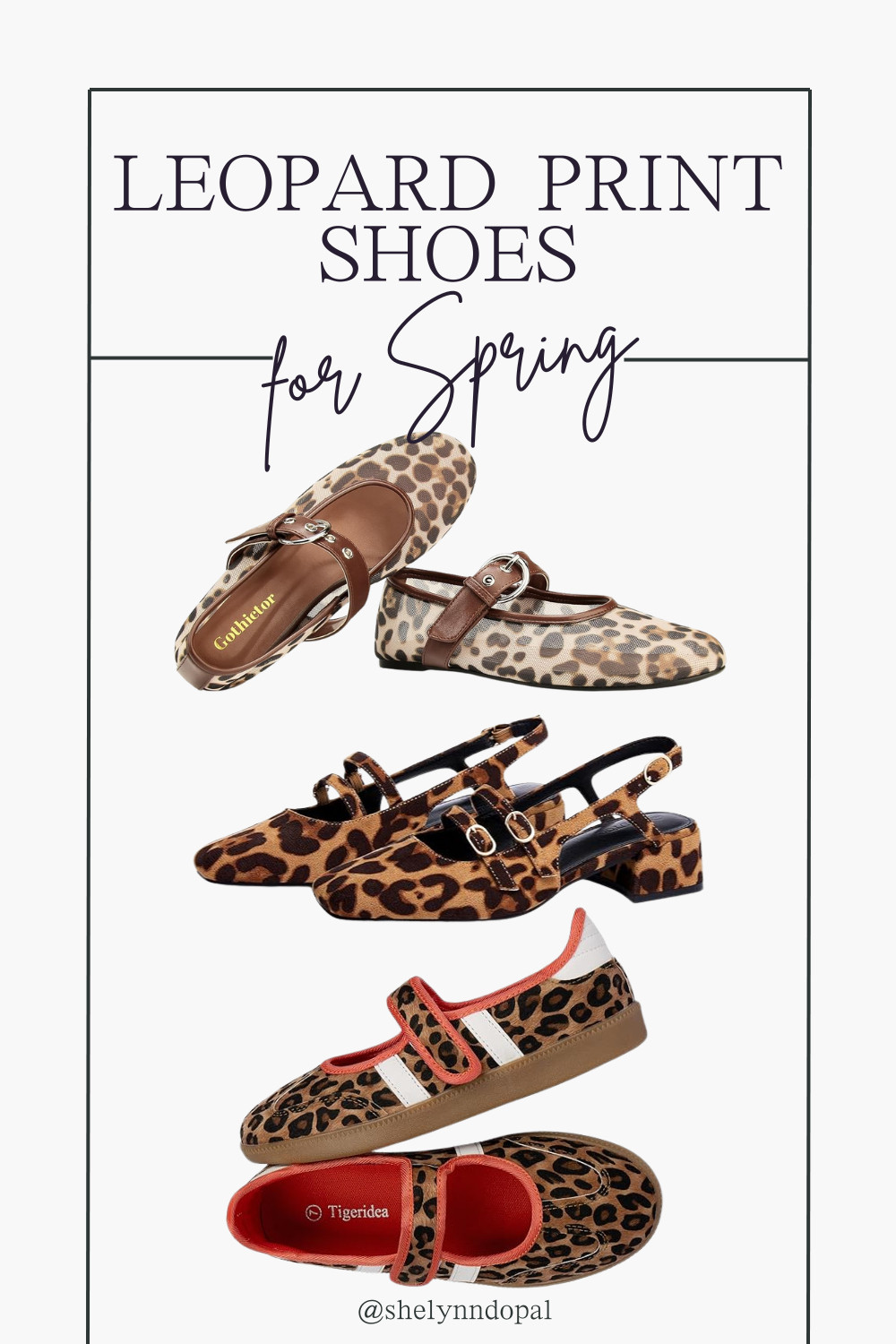 Casual leopard print shoes that are perfect for transitioning outfits into spring time  

 