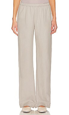Enza Costa Everywhere Pant in Limestone from Revolve.com | Revolve Clothing (Global)