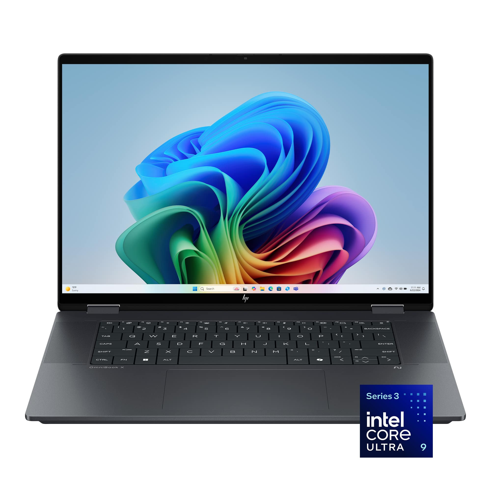 HP - OmniBook X Flip - 16" 2K Touchscreen Laptop - Intel Core Ultra 9 (2024) - 32GB Memory - 1TB SSD - Copilot+ PC - Eclipse Gray | Best Buy U.S.