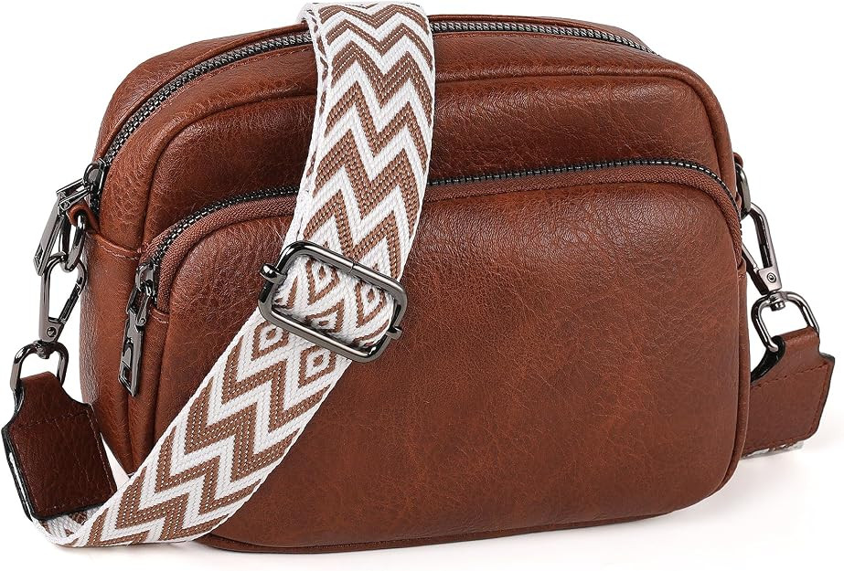TANTOMI Small Crossbody Bag for Women, Vegan Leather Handbags Shoulder Bag for Travel, Cross Body... | Amazon (US)