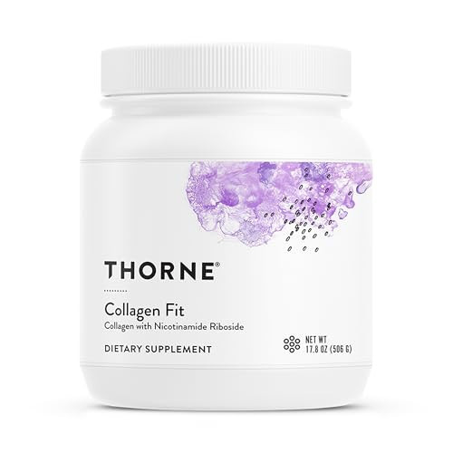 THORNE - Collagen Fit - Unflavored Collagen Peptides Powder with Nicotinamide Riboside - 15g of Collagen Peptides and 14g Protein per Serving - NSF Certified for Sport - 17.8 Oz - 30 Servings | Amazon (US)