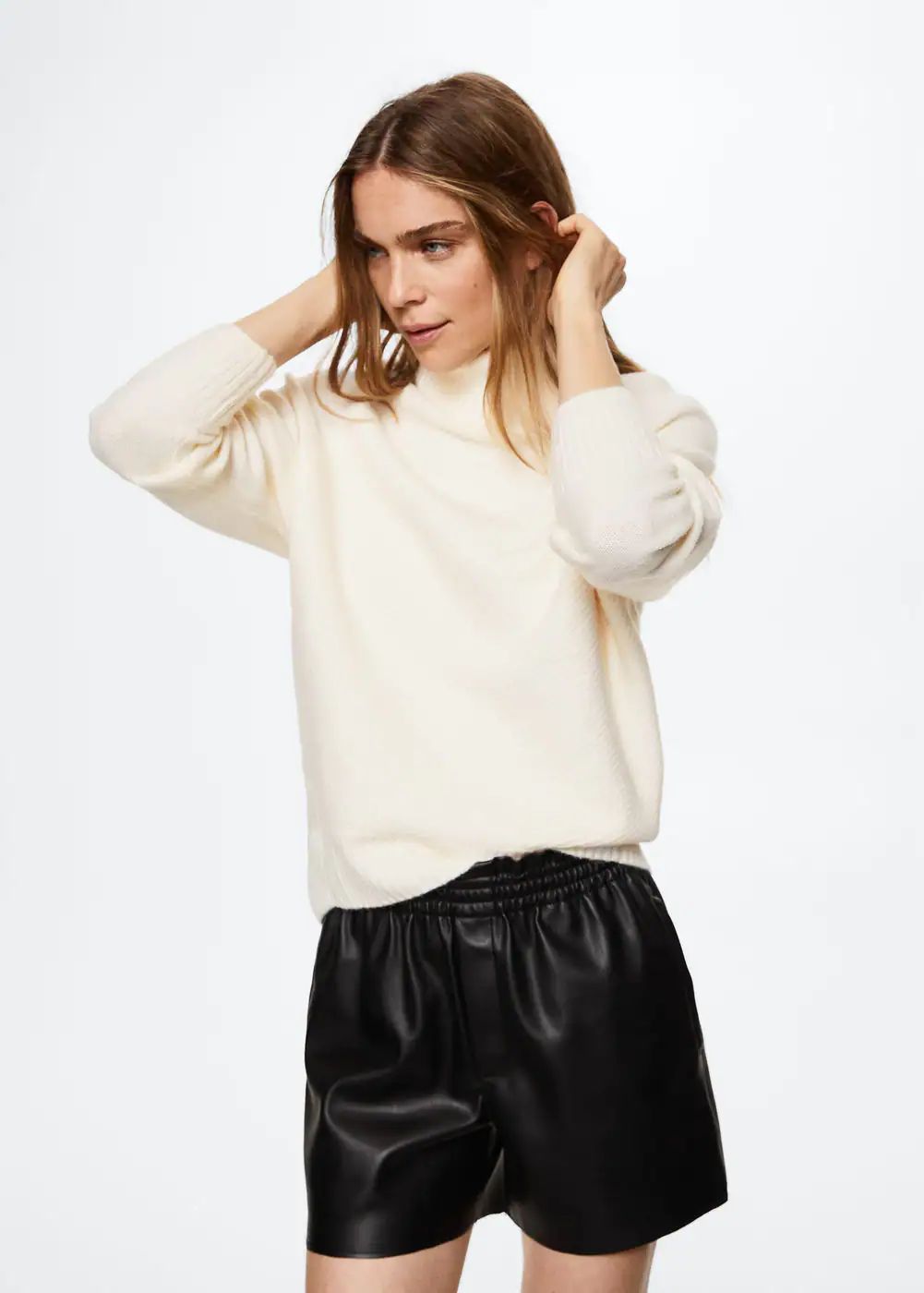 Turtle neck sweater -  Women | Mango USA | MANGO (US)