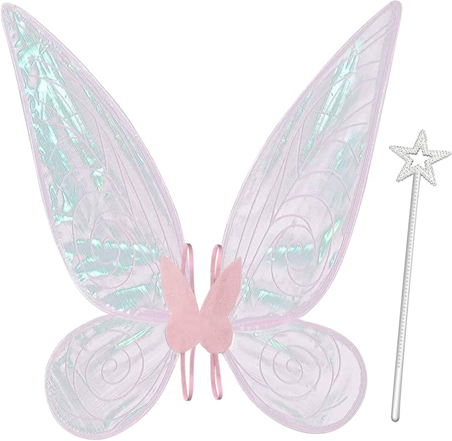 quescu Fairy Wings for Adults,Butterfly Wings for Girls,Angel Wings,Fairy Costume for Women Hallo... | Amazon (US)