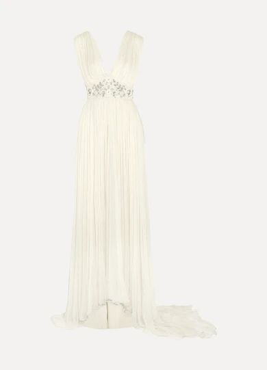 Embellished chiffon gown | NET-A-PORTER (US)