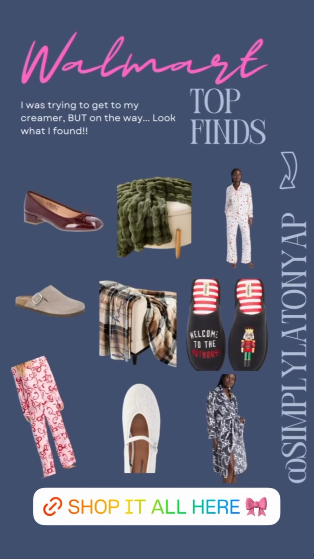 Walmart Haul, Walmart favorites, holiday decor, blankets clothes, pajamas, loungewear, shoes, slippers cozy 0OTD cozy outfits

#LTKFamily #LTKOver40 #LTKStyleTip