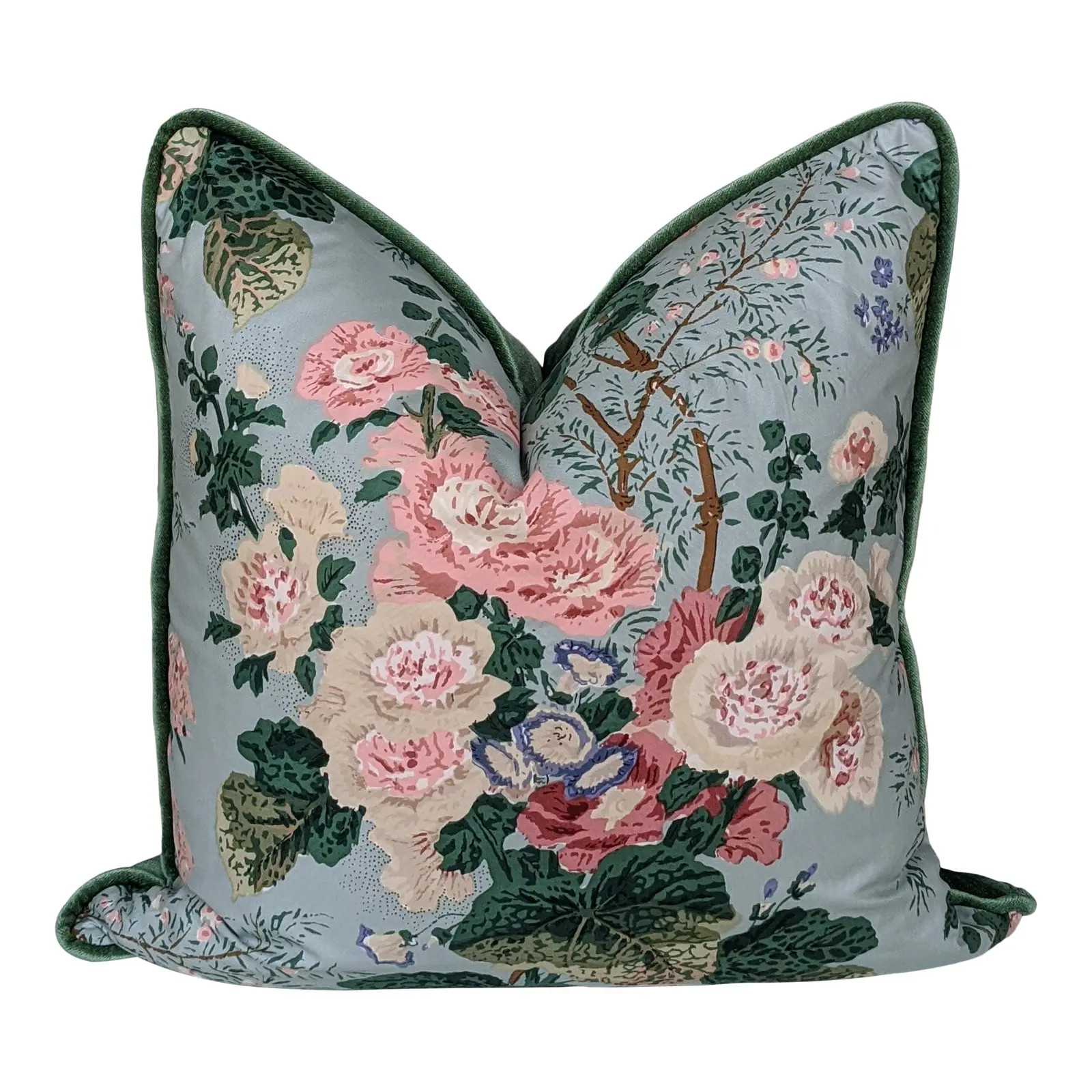 Lee Jofa Althea in Celadon Pillow Cover | Chairish