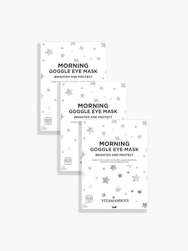 Vitamasques Under Eye Mask, 3-Pack Ultra-Revitalizing Goggle Mask, Korean Skin Care, Cooling & Hy... | Amazon (US)
