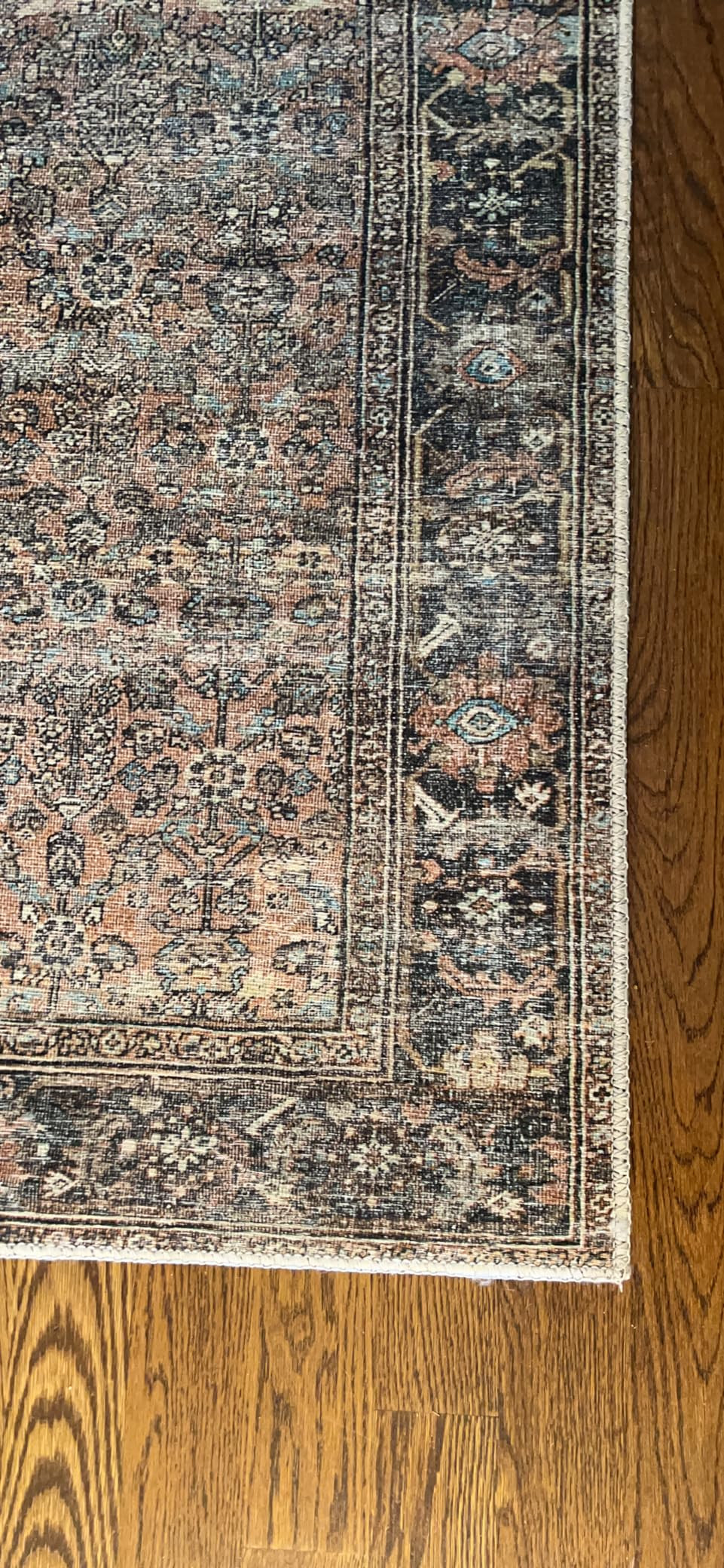 Loloi II Adrian Collection ADR-03 Area Rug 7'-6" x 9'-6" Terracotta/Multi Rectangular 0.19" Thick | Amazon (US)