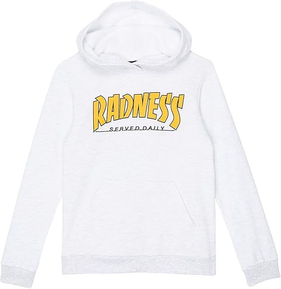 Tiny Whales Boy's Radness Served Daily Sweatshirt with Hood (Toddler/Little Kids/Big Kids) | Amazon (US)