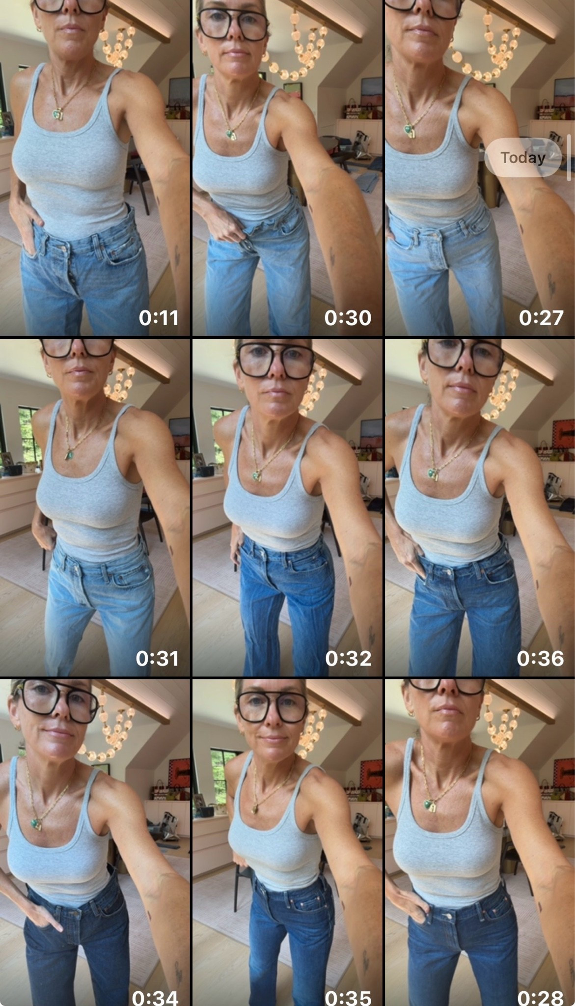 A major denim edit!  
Sharing allllll my pics below. 
In most instances I sized up to a 28 for a more relaxed fit with the exception of the HATTIES I stayed at 27.