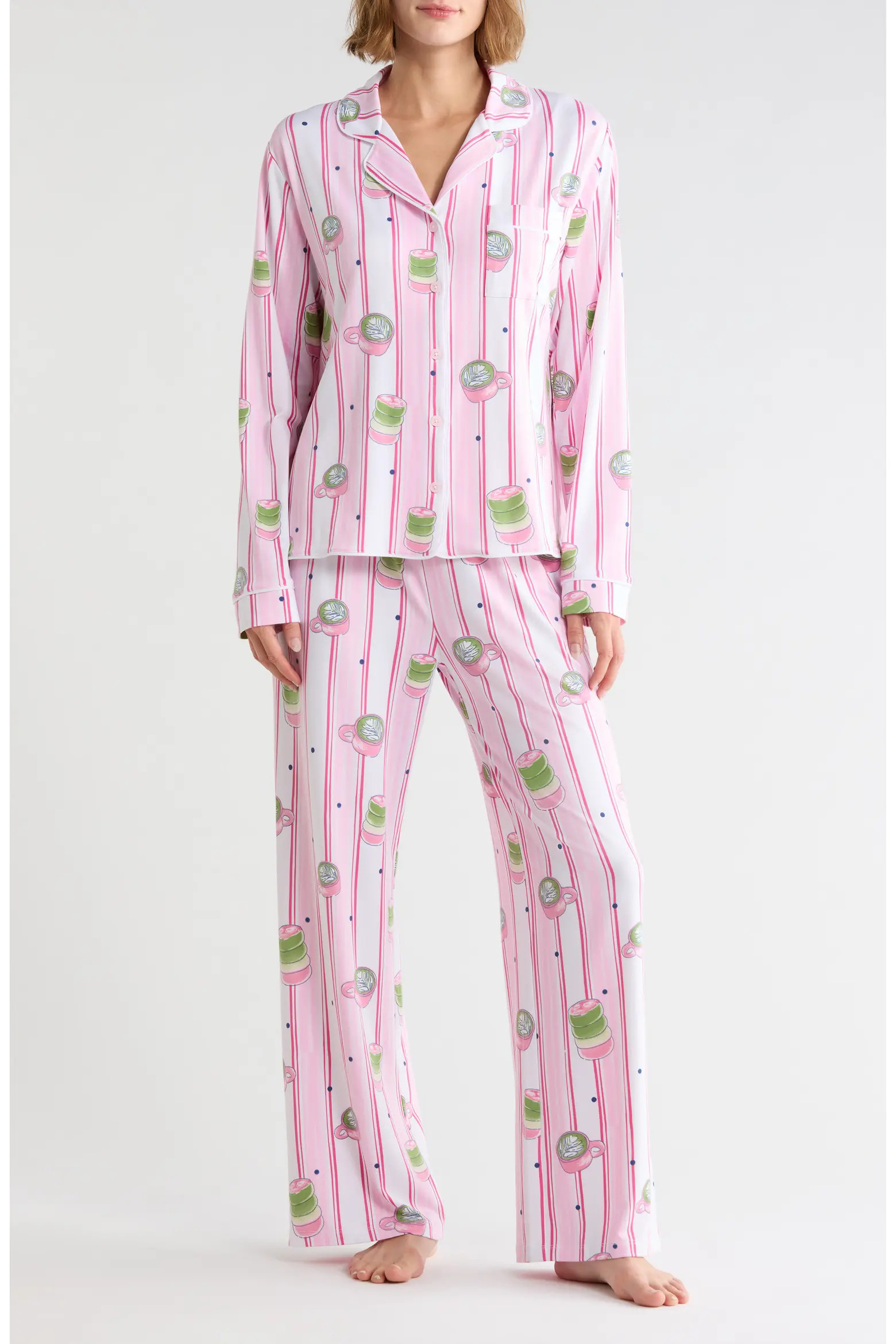 Honeydew Quiet Night Long Sleeve Button-Up Top & Pants Pajamas (Women) | Nordstromrack | Nordstrom Rack
