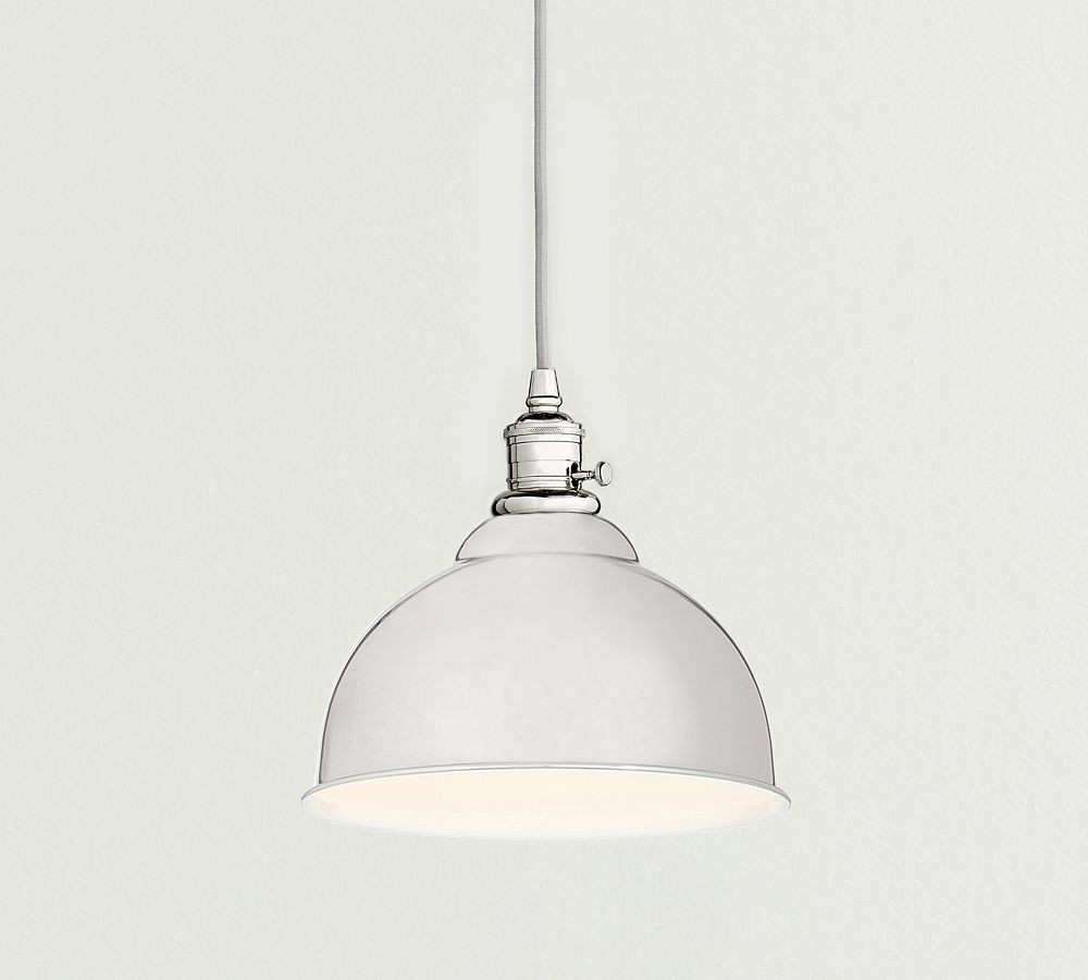 Metal Bell Cord Pendant | Pottery Barn (US)