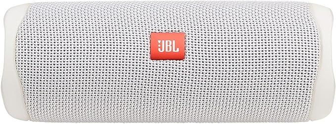 JBL FLIP 5, Waterproof Portable Bluetooth Speaker, White, 3.6 x 3.6 x 8.5 | Amazon (US)