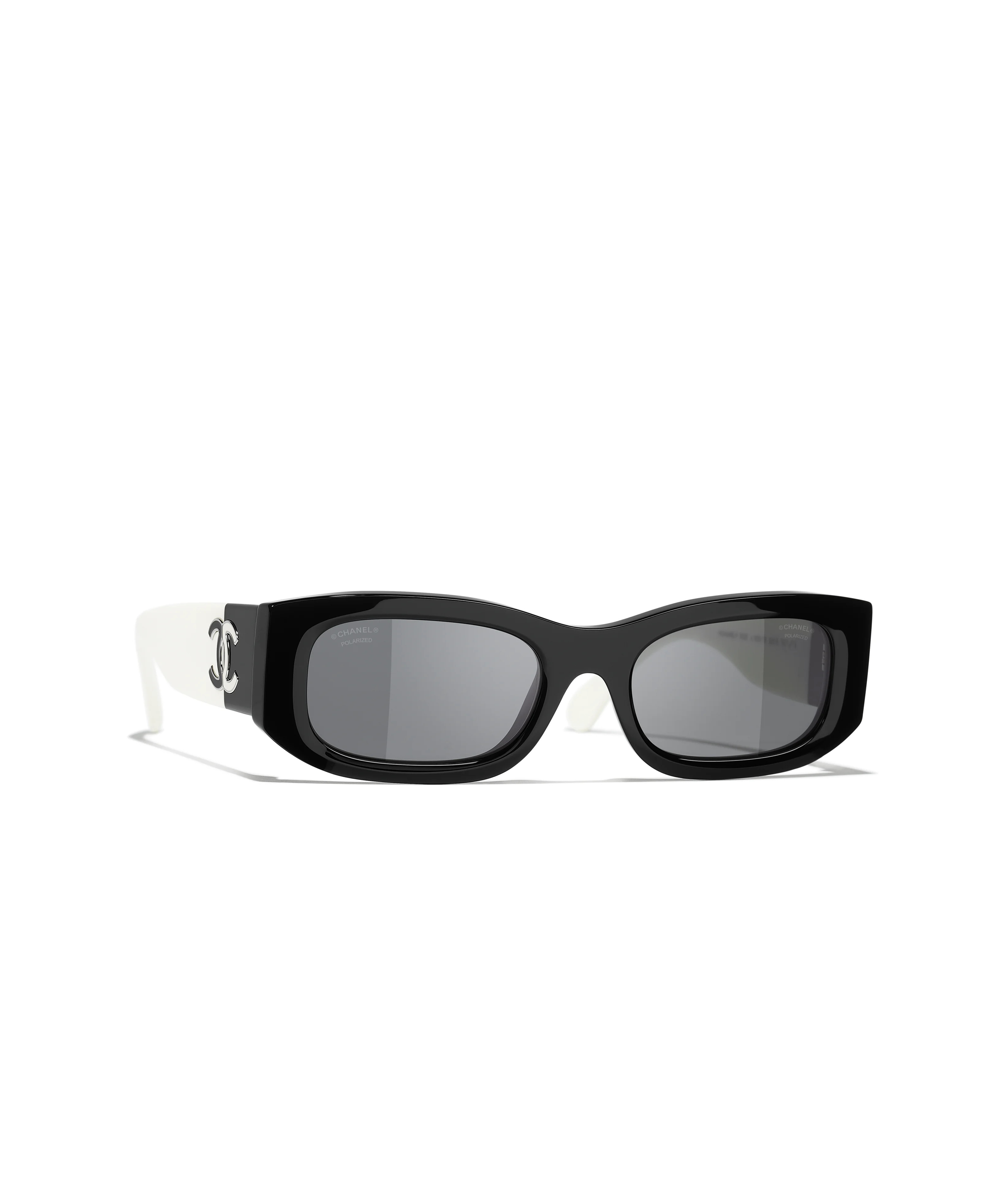CHANEL Sunglasses: Rectangle Sunglasses, acetate — Fashion | CHANEL | Chanel, Inc. (US)
