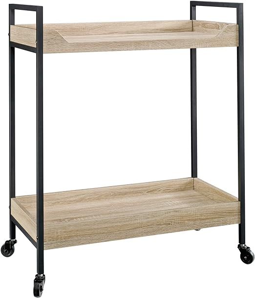 Sauder North Avenue Cart, Charter Oak finish | Amazon (US)