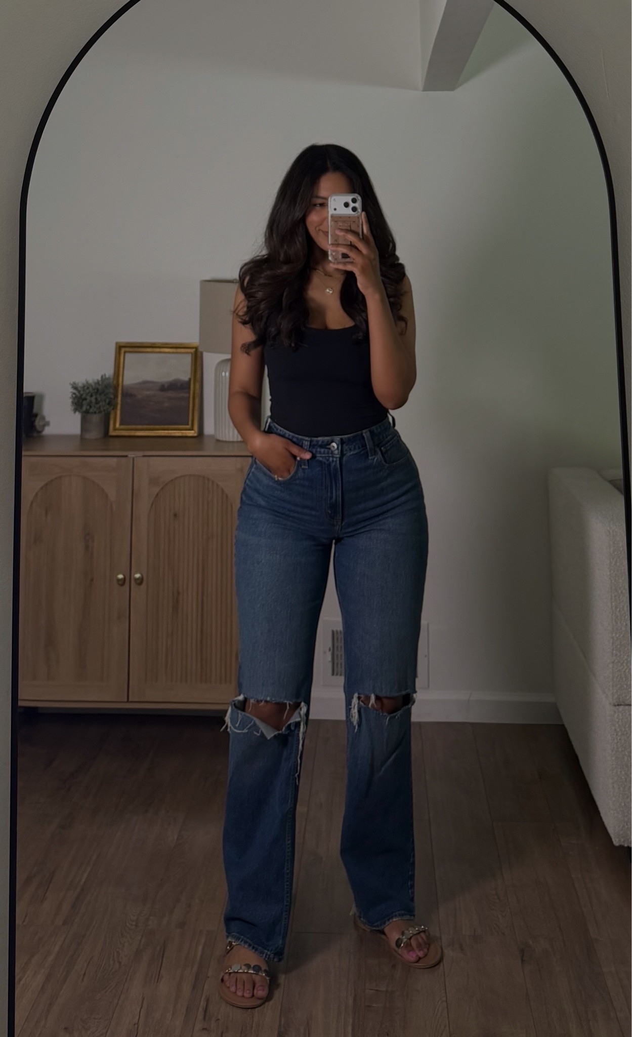 If you buy one thing from the Abercrombie sale let it be these jeans. The best! Curve love 28 long use code summeraf for additional savings #abercrombiestyle @abercrombie curvy fashion

#LTKSaleAlert #LTKootd