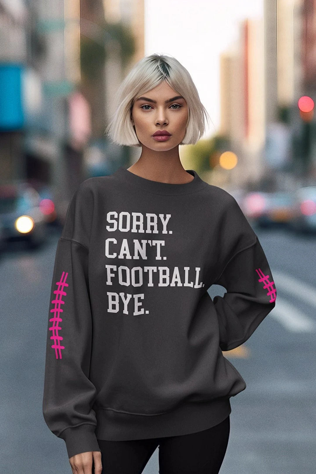 Sorry Can't Football Bye Sweatshirt, Gift for Football Lovers, Funny Football Sweatshirt, Gift fo... | Etsy (US)