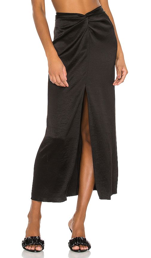 Nanushka Samara Skirt in Black. - size XS (also in S,M,L) | Revolve Clothing (Global)