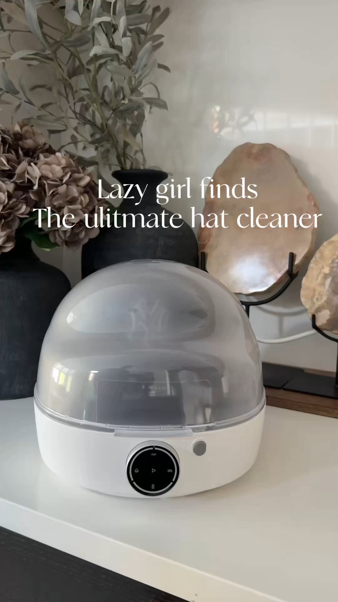 say SHOP if this is something you would find useful and I’ll send you the details. If you’re a hat person… you need this 👀🧢

I used to hate washing my baseball caps because they would lose their shape or come out looking all wrinkled. This cleans, steams, dries, and reshapes them all at the same time so they actually look brand new again. You just put the hat on the form, turn it on, and it restores the structure without ruining the brim.

Perfect for sweat stains, makeup marks, and everyday wear…especially if you wear hats as much as I do. I’ve already saved a few favorites I thought were done for and now they look fresh again.

#amazonfinds #laundryhack #closethacks #hatcare #everydayfavorites