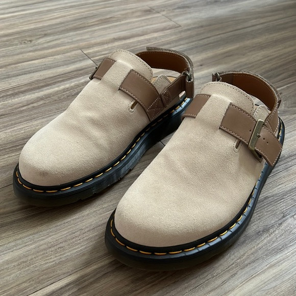 JORGE II SUEDE & LEATHER SLINGBACK MULES by Dr. Martens | Poshmark