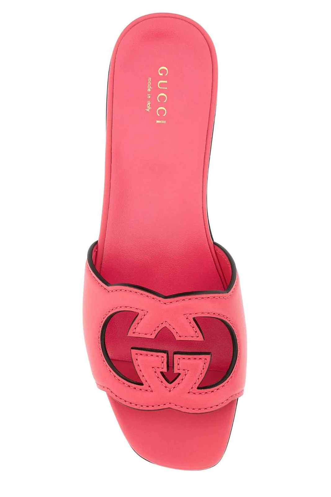 Gucci GG Logo Carved Slip-On Sandals | Cettire Global