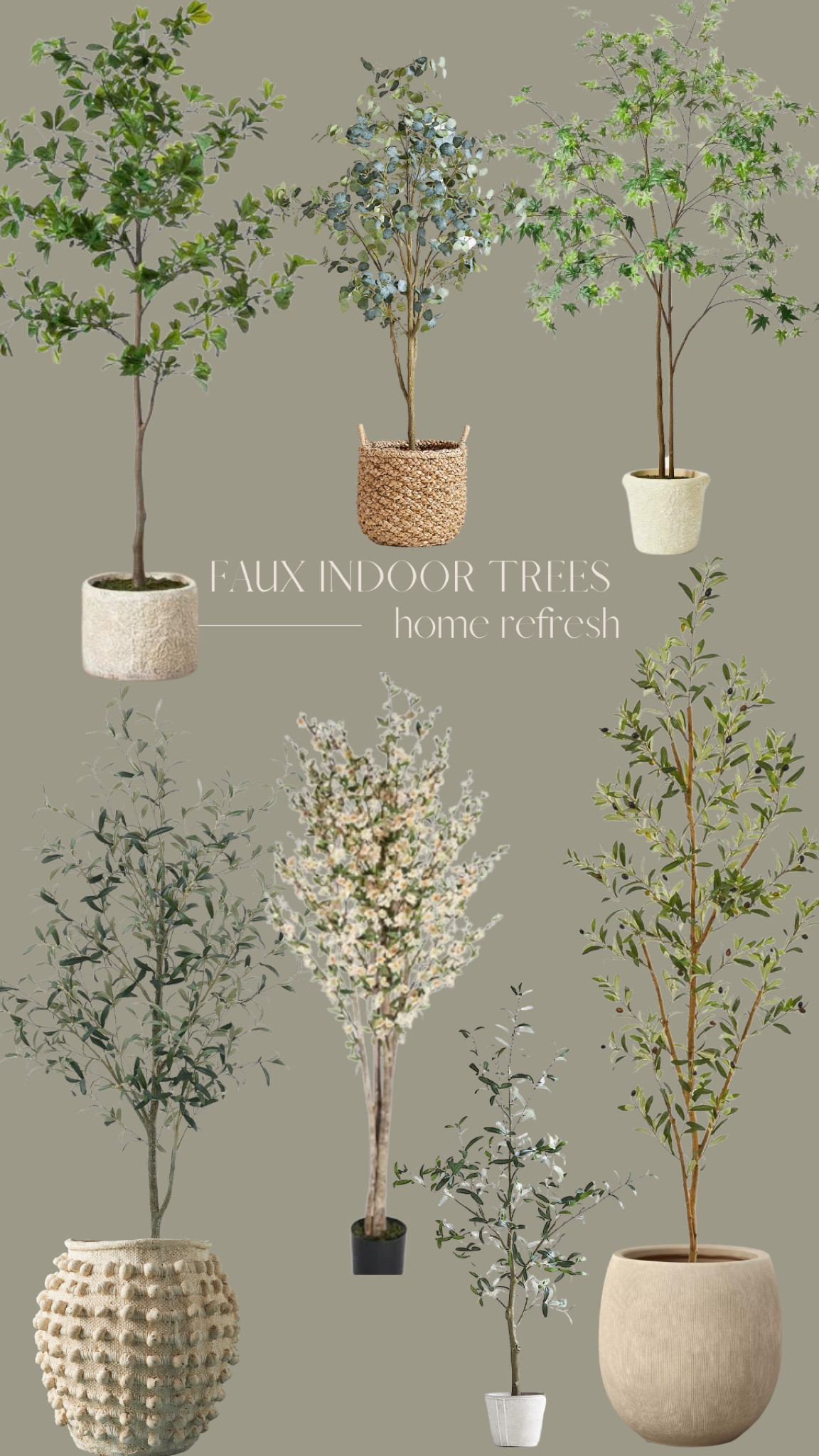 faux trees for the home🤍

#LTKhome