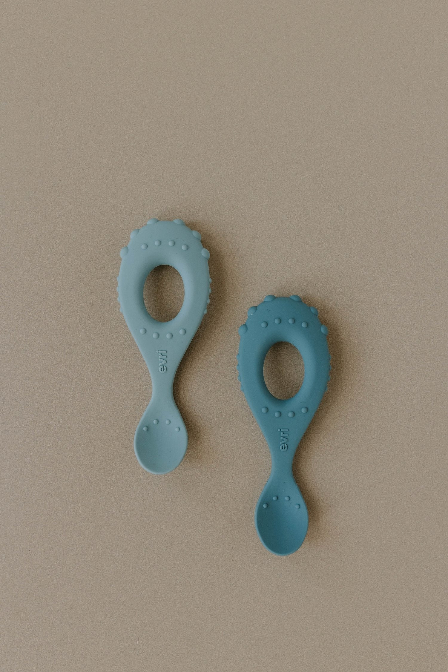 Silicone Baby Spoon 2-Pack Lake & Sky | Evri LLC