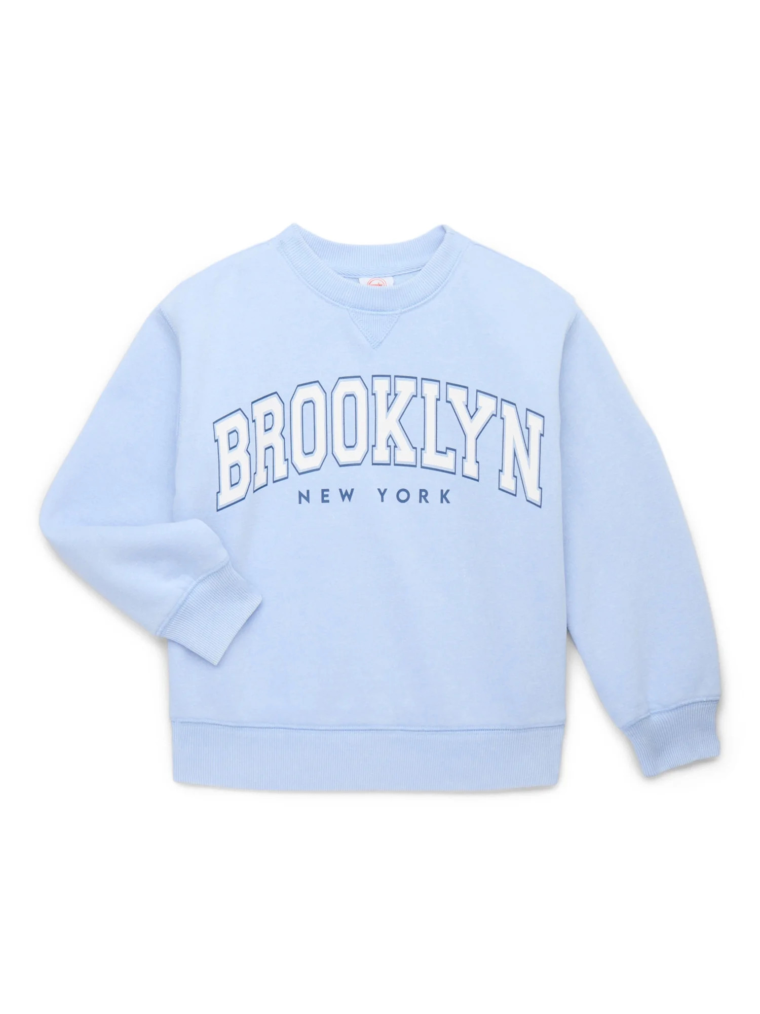 Wonder Nation Tween Girls City Graphic Crewneck Sweatshirt, Sizes 4-18 | Walmart (US)