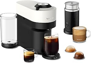 Nespresso Vertuo Pop+ Coffee and Espresso Maker by Breville with Milk Frother, Coconut White | Amazon (US)