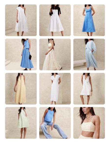 The newest arrivals for spring. Linen dresses, matching cami and maxi skirt 

#LTKstyletip #LTKparties